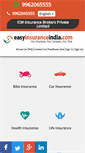 Mobile Screenshot of easyinsuranceindia.com